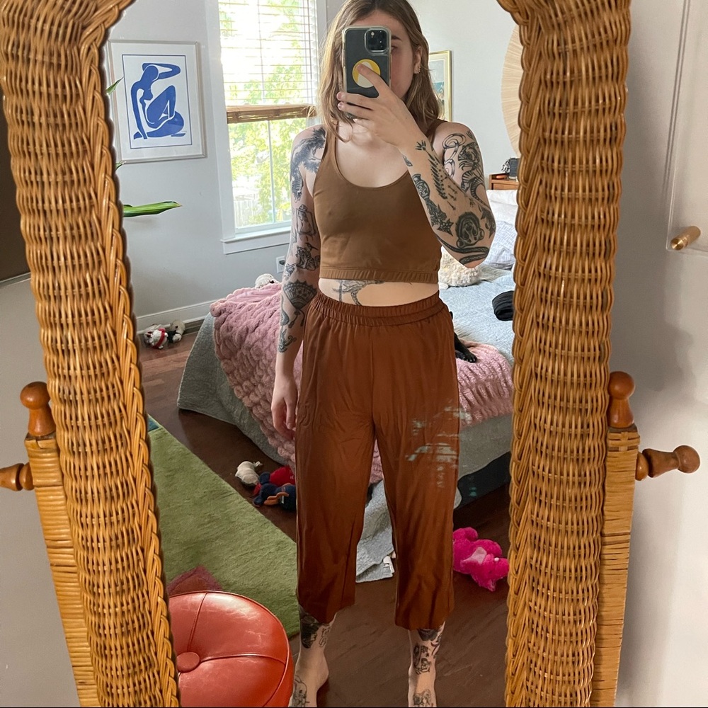 Sotela cropped rust pants